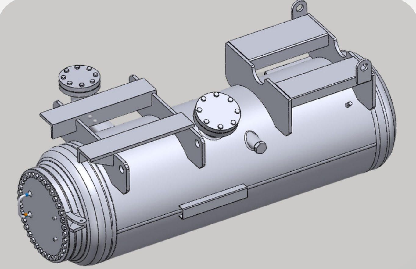 Yedek parça cad modeli
